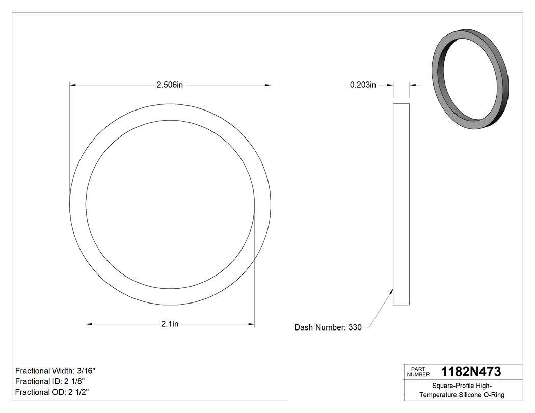 Technical drawing - 1182N473